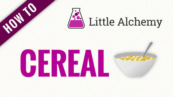 Video: How to make CEREAL in Little Alchemy