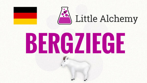 Video: Wie macht man BERGZIEGE in Little Alchemy