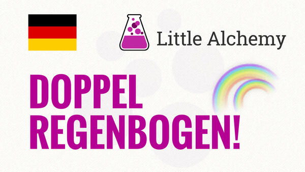 Video: Wie macht man DOPPEL REGENBOGEN in Little Alchemy