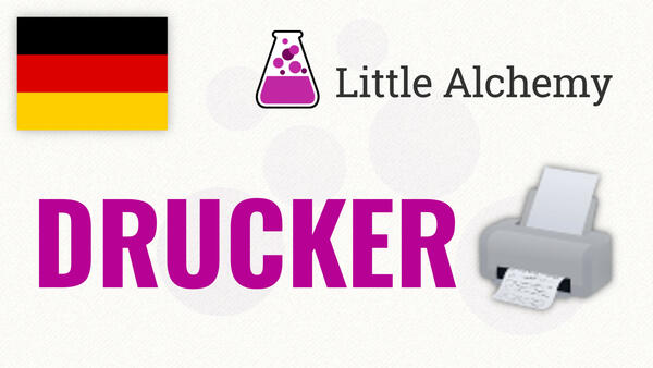 Video: Wie man DRUCKER in Little Alchemy macht
