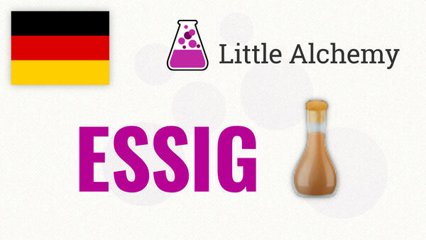 Video: Wie man ESSIG in Little Alchemy macht