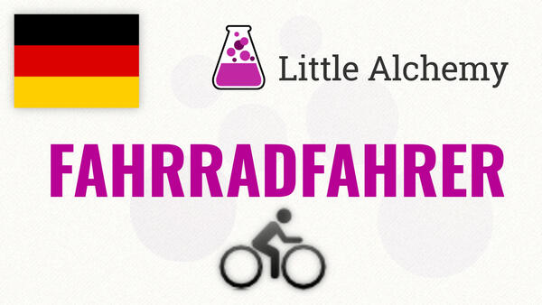 Video: Wie man FAHRRADFAHRER in Little Alchemy macht