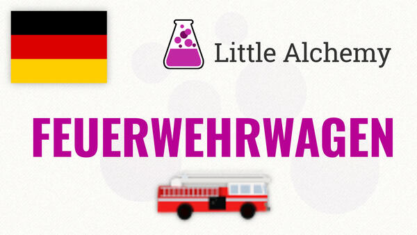 Video: Wie man FEUERWEHRWAGEN in Little Alchemy macht