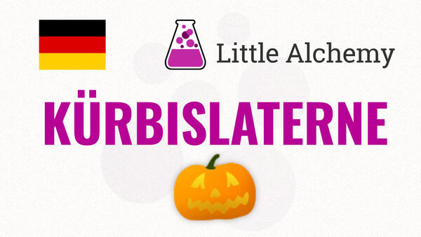 Video: Wie macht man KÜRBISLATERNE in Little Alchemy