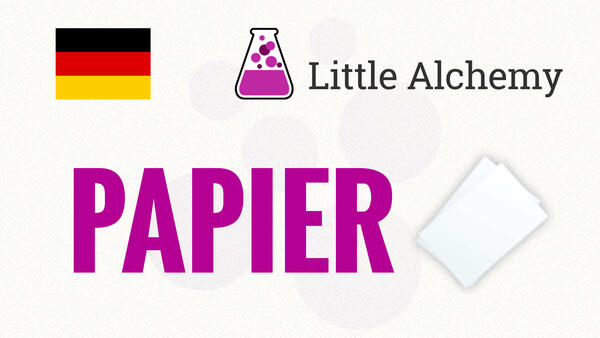 Video: Wie macht man PAPIER in Little Alchemy