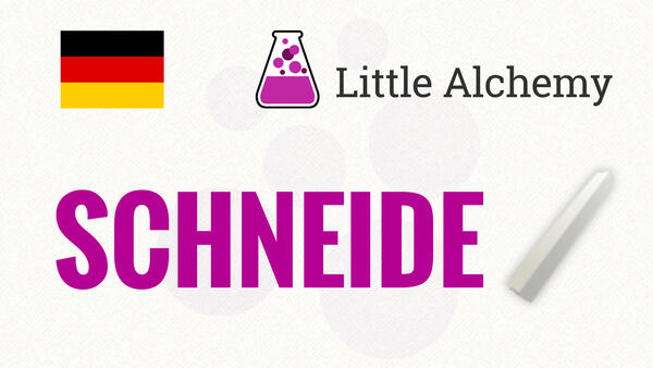 Video: Wie macht man SCHNEIDE in Little Alchemy