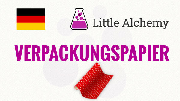 Video: Wie macht man VERPACKUNGSPAPIER in Little Alchemy