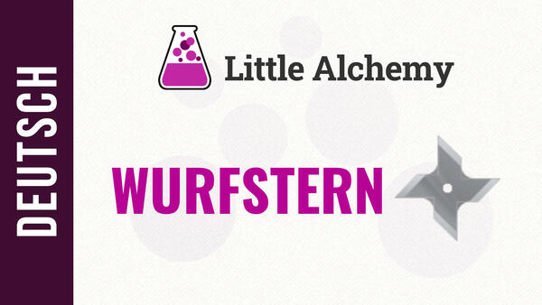 Video: Wie macht man einen Wurfstern in Little Alchemy