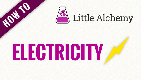 Video: How to make ELECTRICITY in Little Alchemy