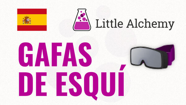 Video: Cómo hacer GAFAS DE ESQUÍ en Little Alchemy