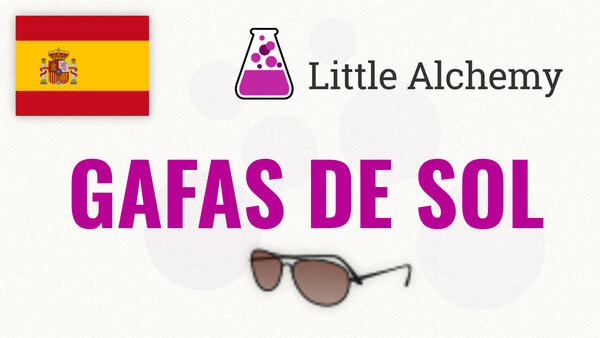 Video: Cómo hacer GAFAS DE SOL en Little Alchemy