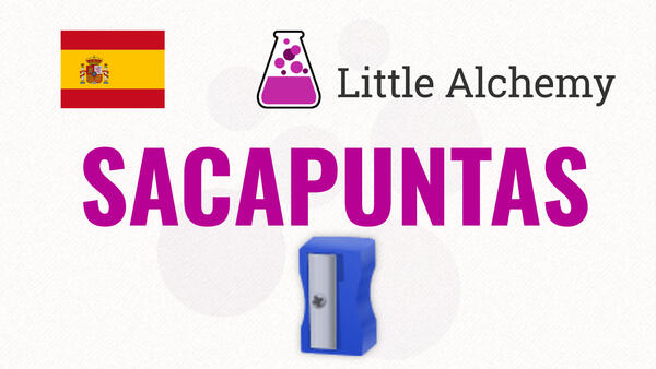 Video: Cómo hacer SACAPUNTAS en Little Alchemy