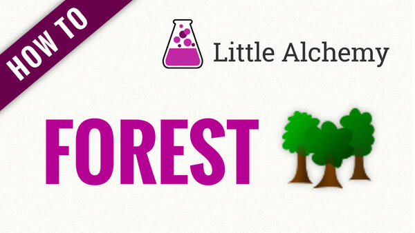 Video: How to make FOREST in Little Alchemy