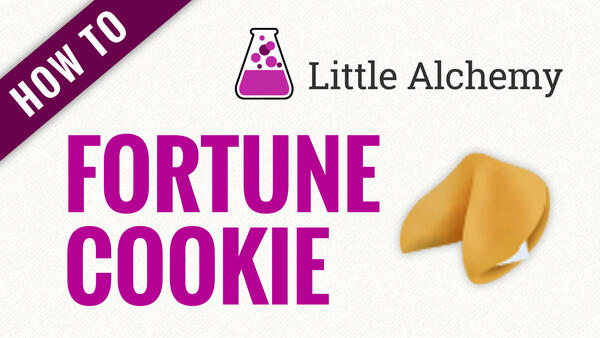 Video: How to make FORTUNE COOKIE in Little Alchemy