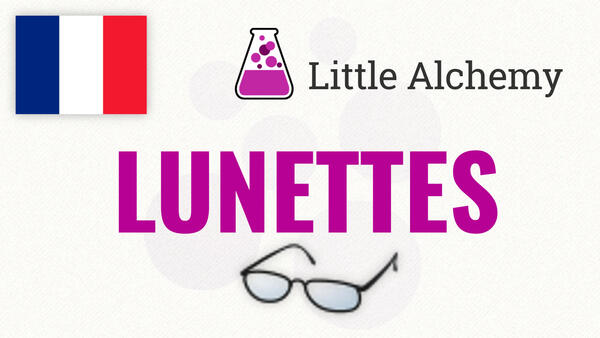 Video: Comment faire LUNETTES à Little Alchemy