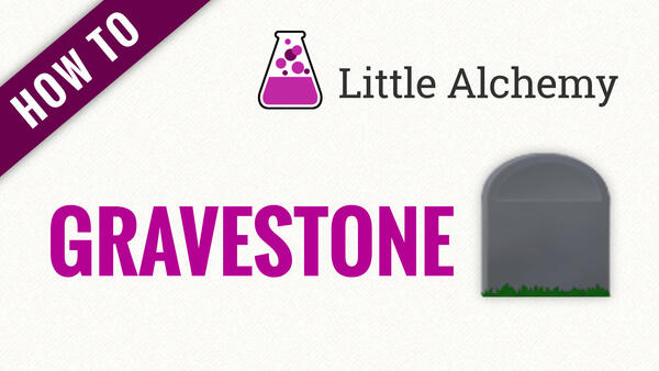 Video: How to make GRAVESTONE in Little Alchemy