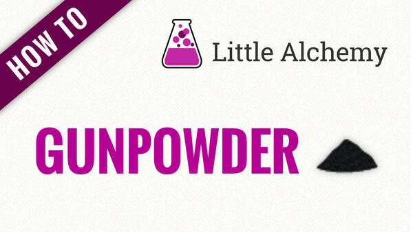 Video: How to make GUNPOWDER in Little Alchemy