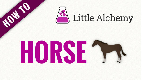 Video: How to make HORSE in Little Alchemy