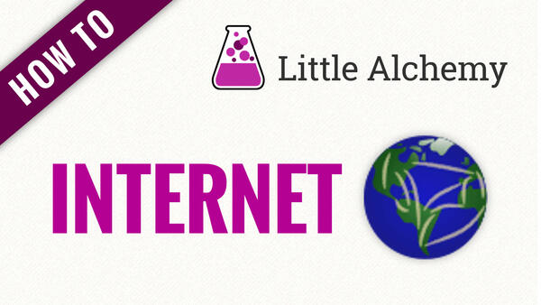 Video: How to make INTERNET in Little Alchemy