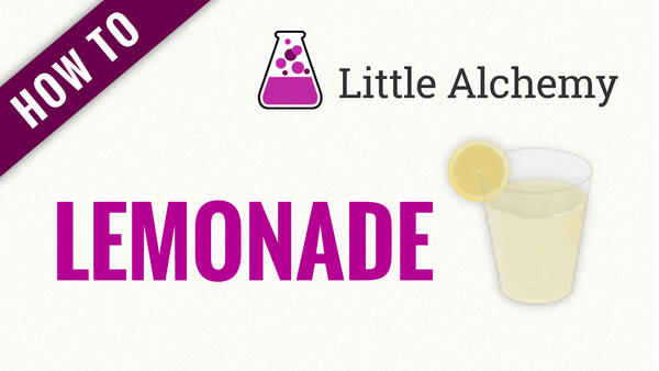 Video: How to make LEMONADE in Little Alchemy
