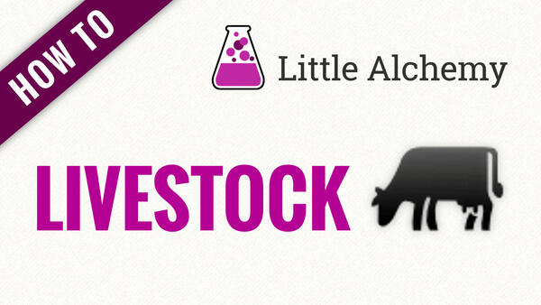 Video: How to make LIVESTOCK in Little Alchemy