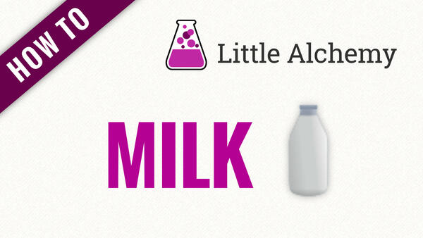 Video: How to make MILK in Little Alchemy