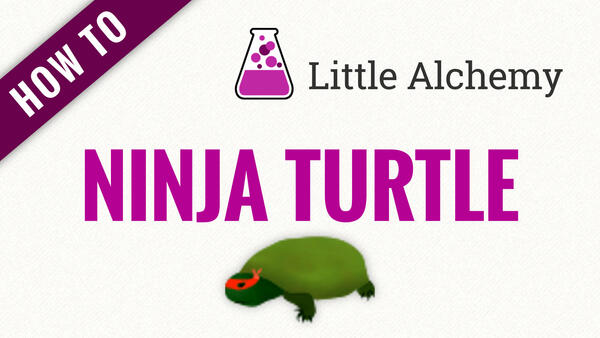 Video: How to make NINJA TURTLE in Little Alchemy