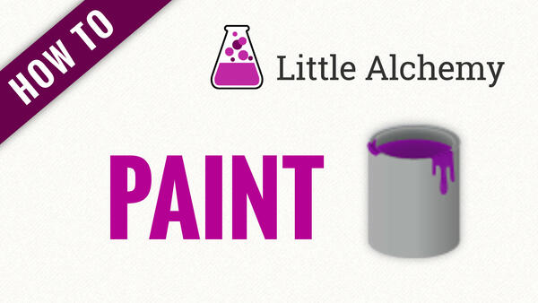 Video: How to make PAINT in Little Alchemy