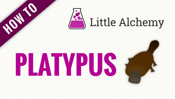 Video: How to make PLATYPUS in Little Alchemy