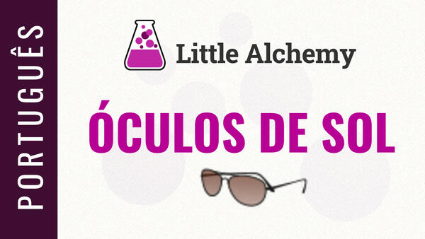 Video: Como fazer ÓCULOS DE SOL no Little Alchemy | Solução em português
