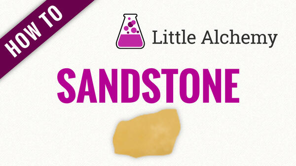 Video: How to make SANDSTONE in Little Alchemy