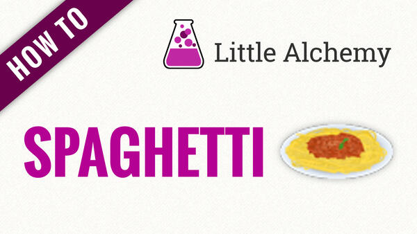Video: How to make SPAGHETTI in Little Alchemy