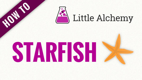 Video: How to make STARFISH in Little Alchemy