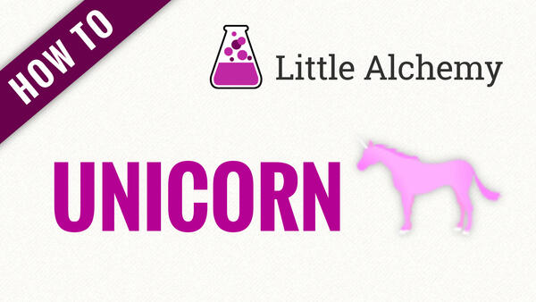 Video: How to make UNICORN in Little Alchemy