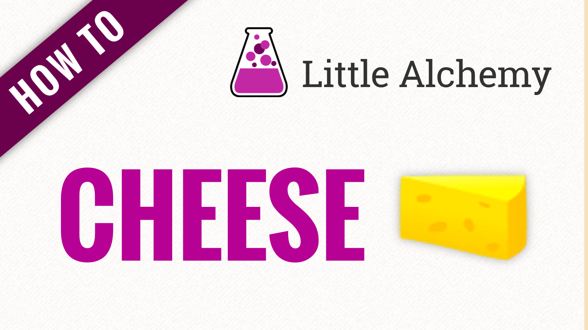 cheese - Little Alchemy Cheats
