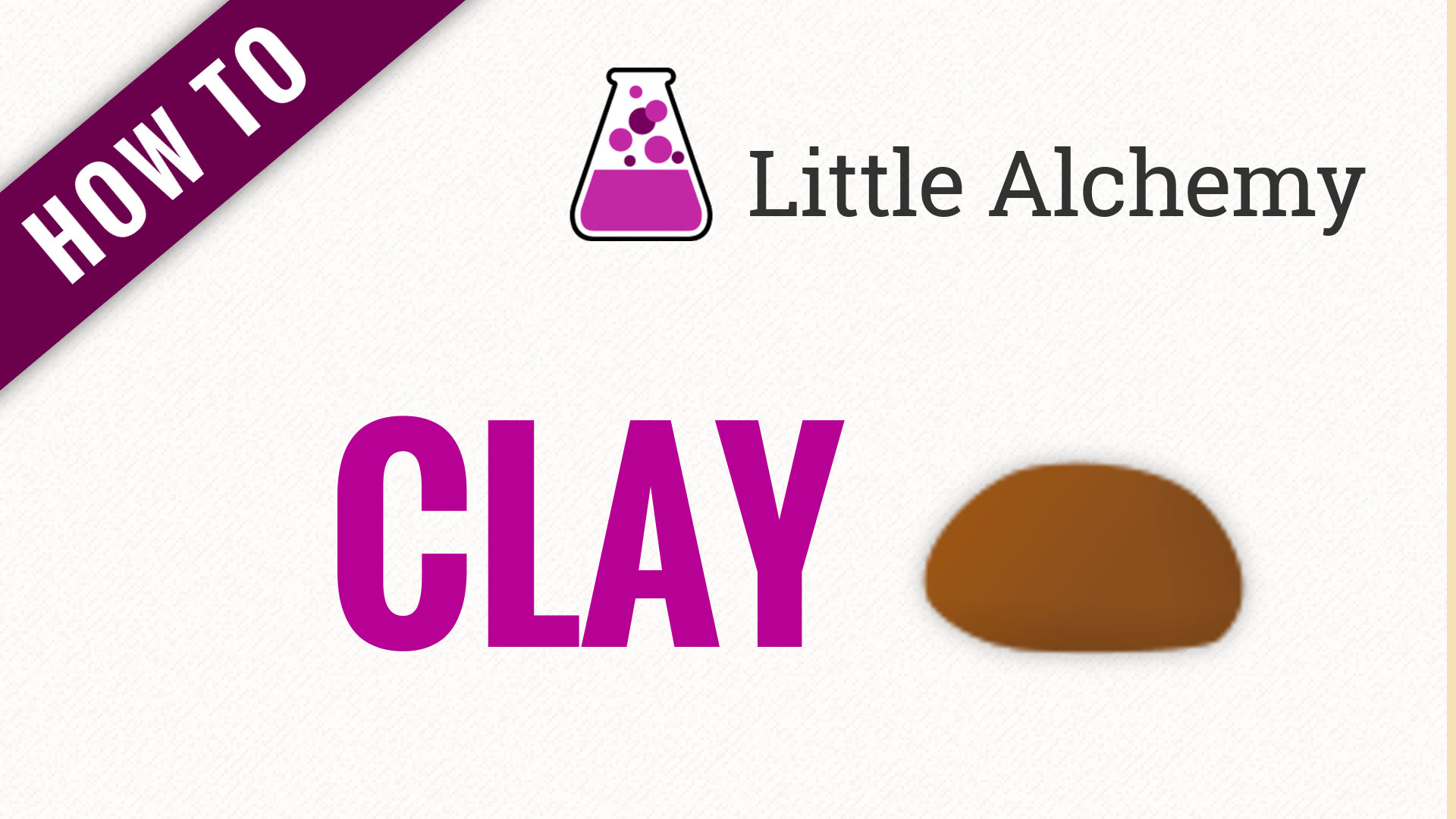 Clay Little Alchemy Cheats