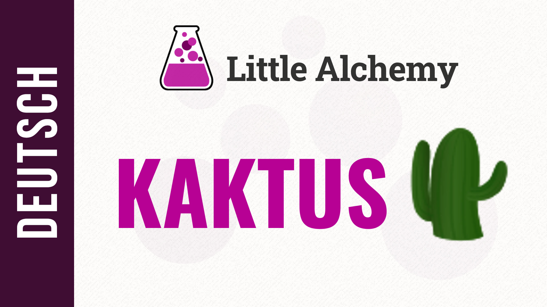 Wie macht man einen Kaktus in Little Alchemy