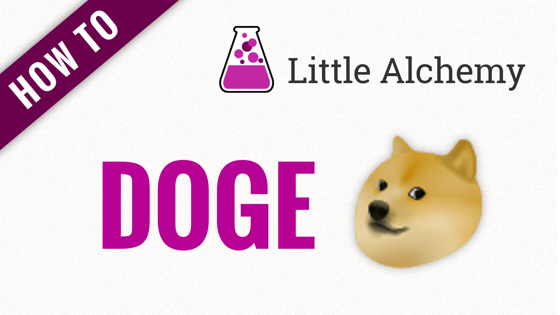 Doge - Little Alchemy Cheats