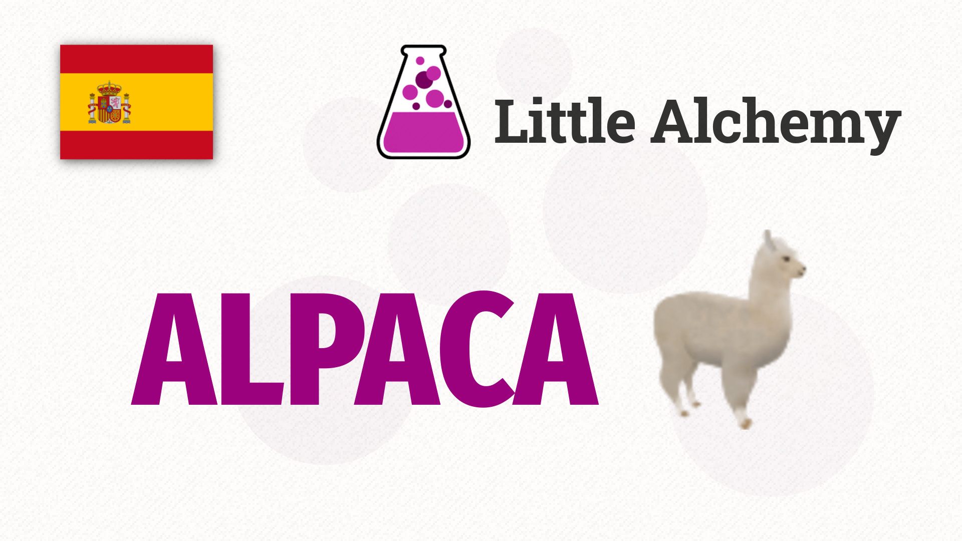 alpaca Little Alchemy Combinaciones