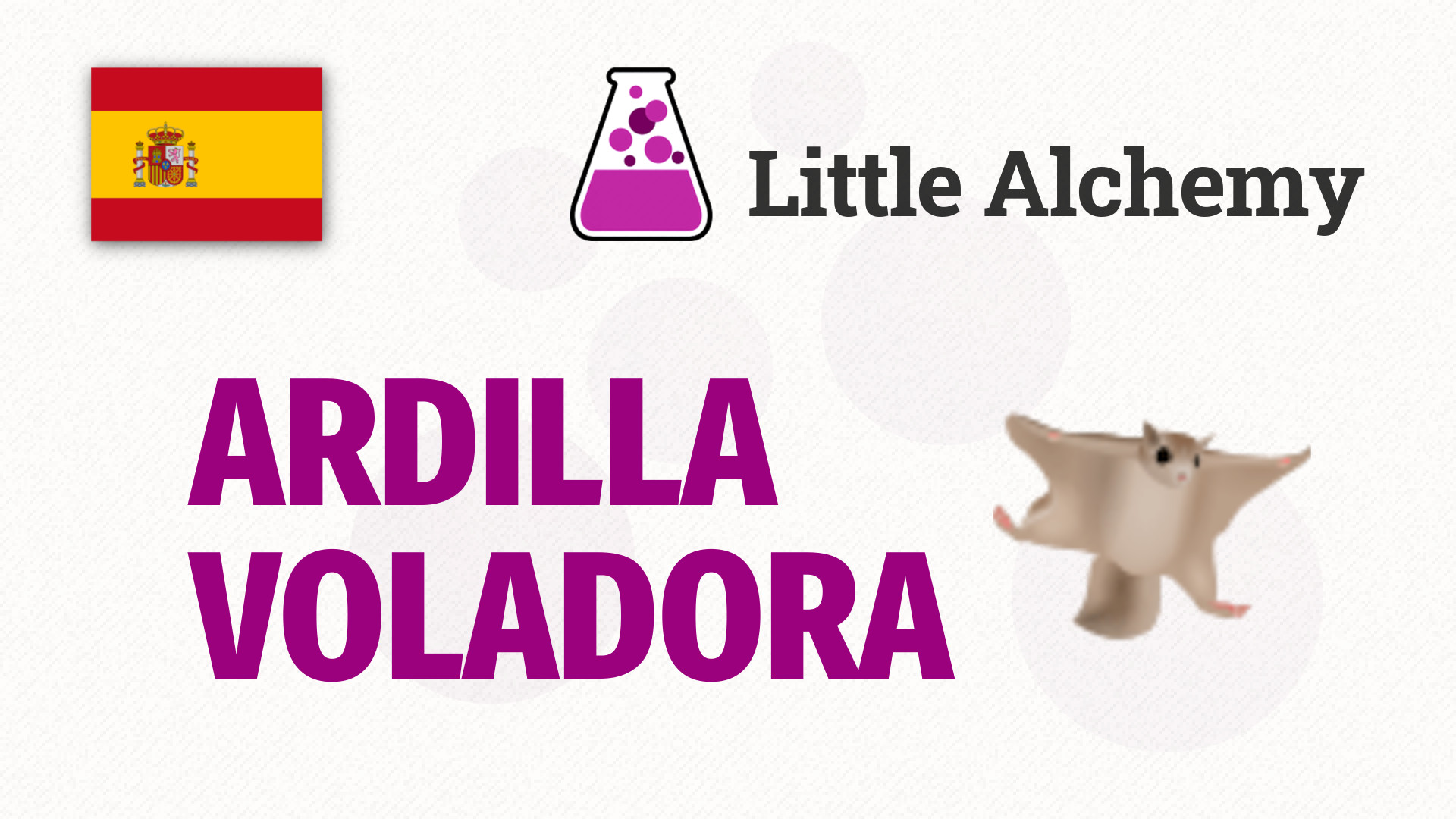 ardilla voladora Little Alchemy Combinaciones
