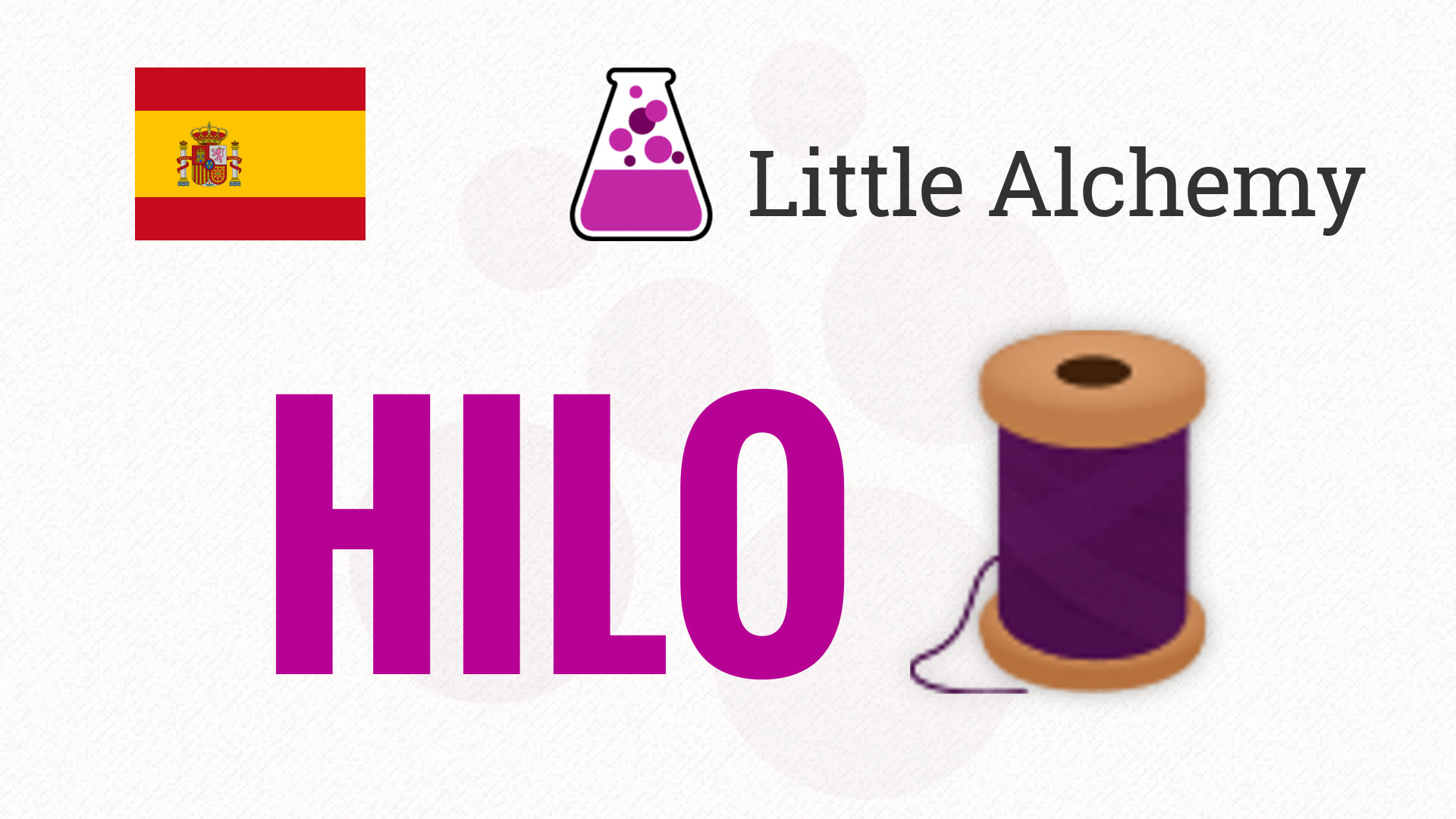 Como Hacer Hilo En Little Alchemy