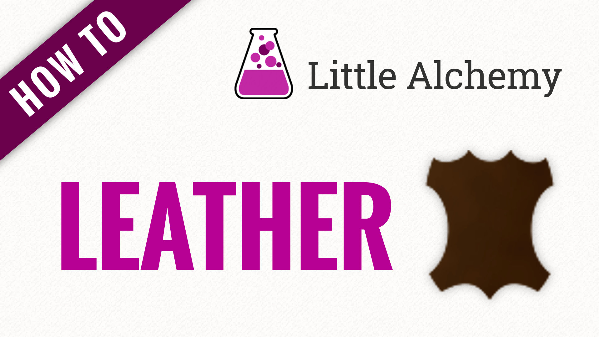 Leather Little Alchemy Cheats