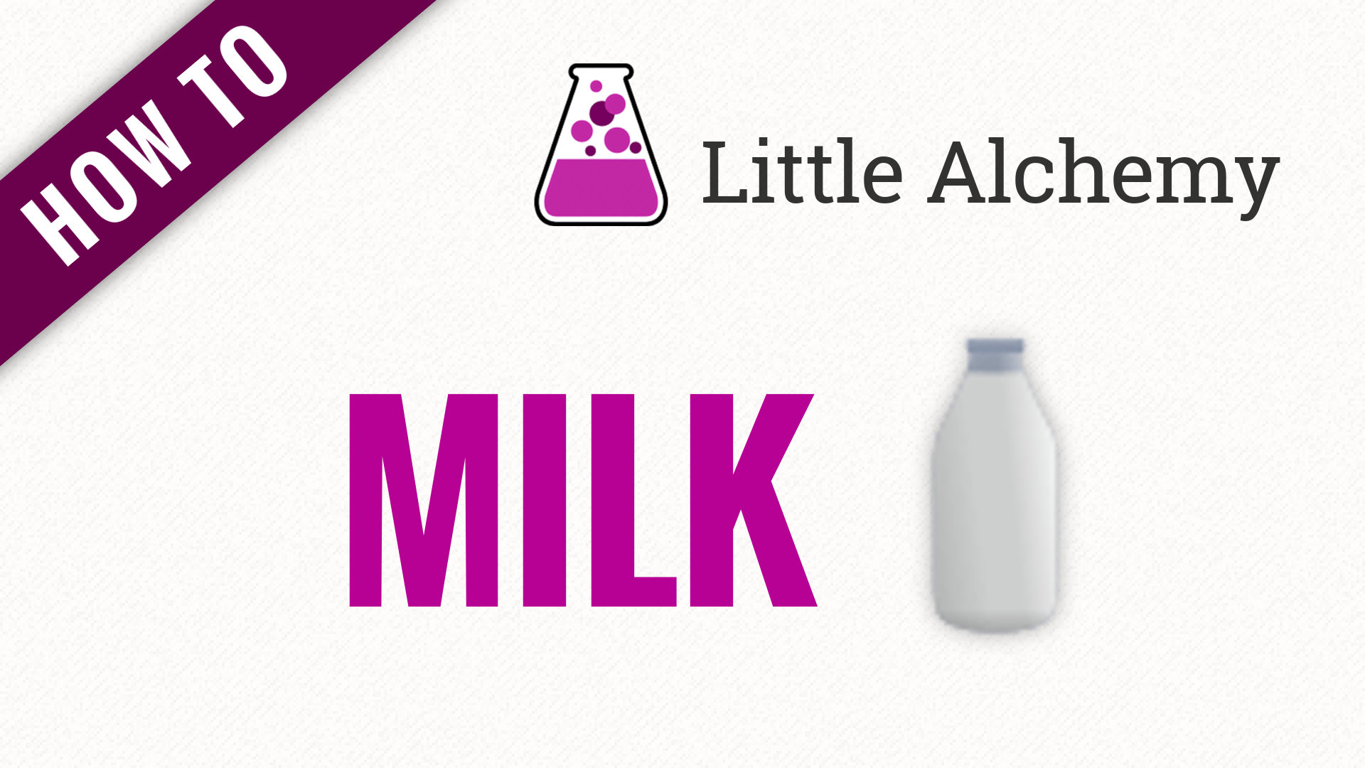 Milk Little Alchemy Cheats