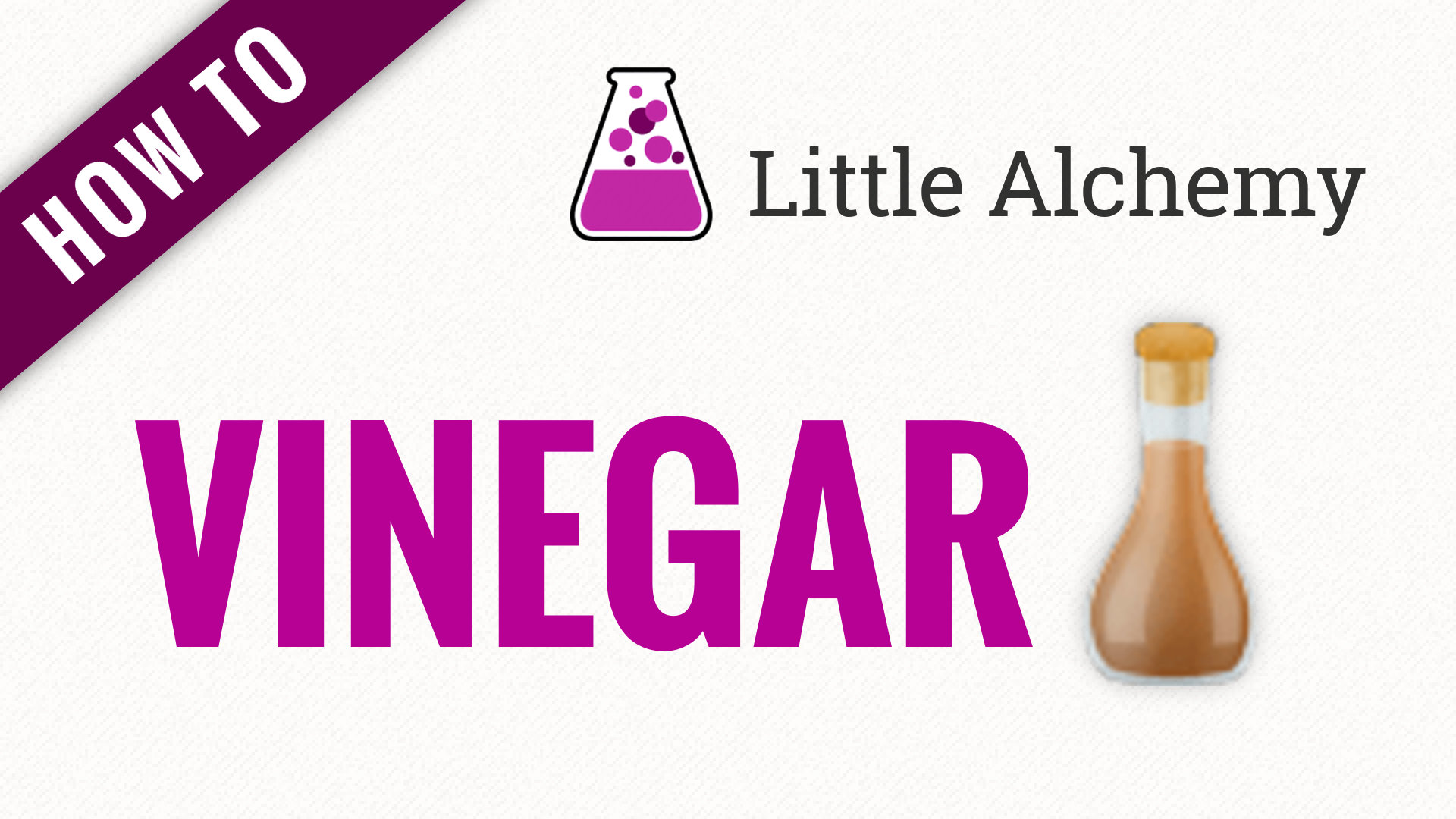 vinegar Little Alchemy Cheats